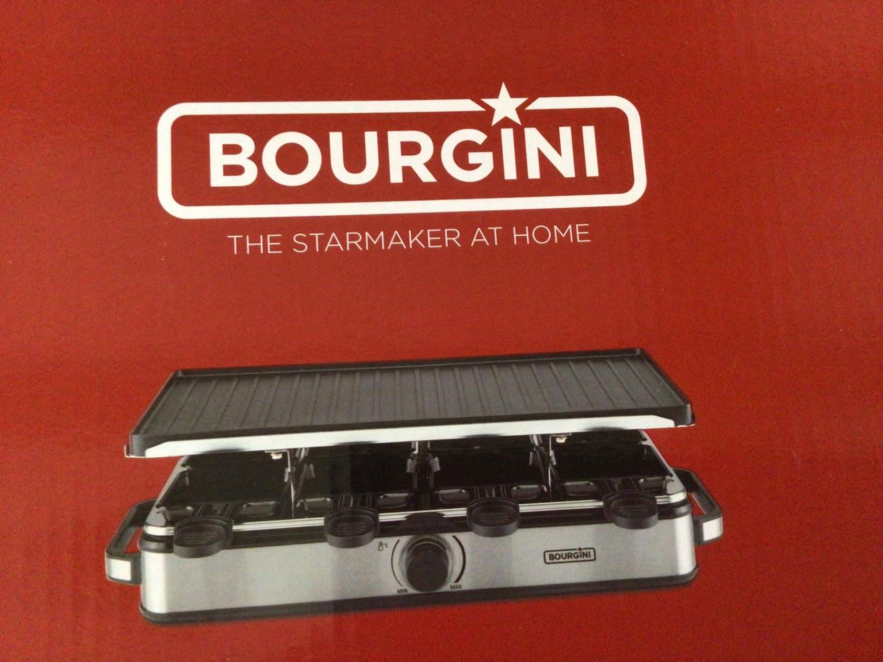 Bourgini Gourmette Raclette Grill Pure