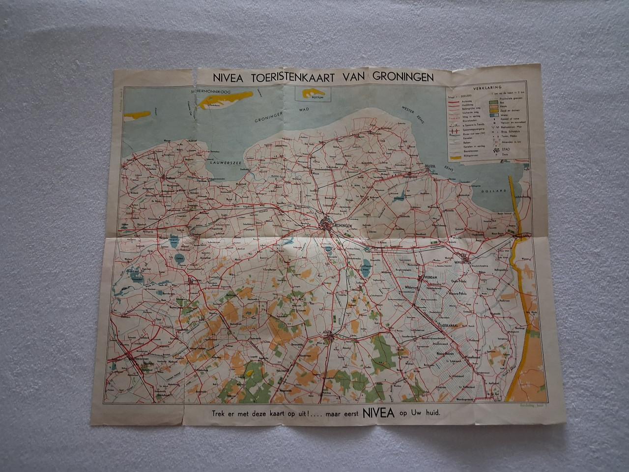 Nivea set provinciekaarten ca 1960