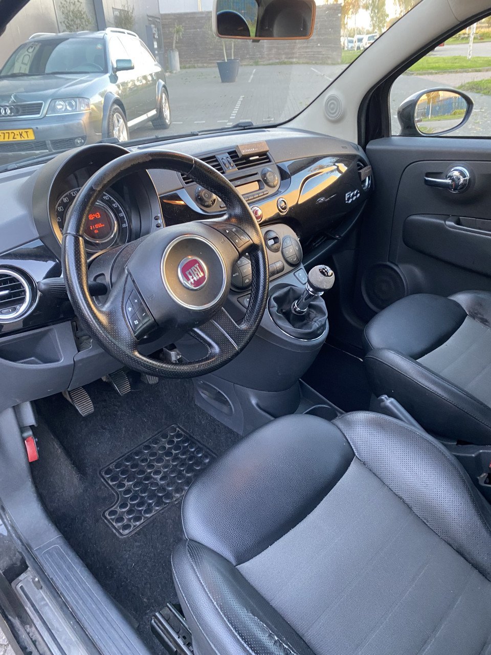 Fiat 500 1.2 C 2008 Zwart | NAP