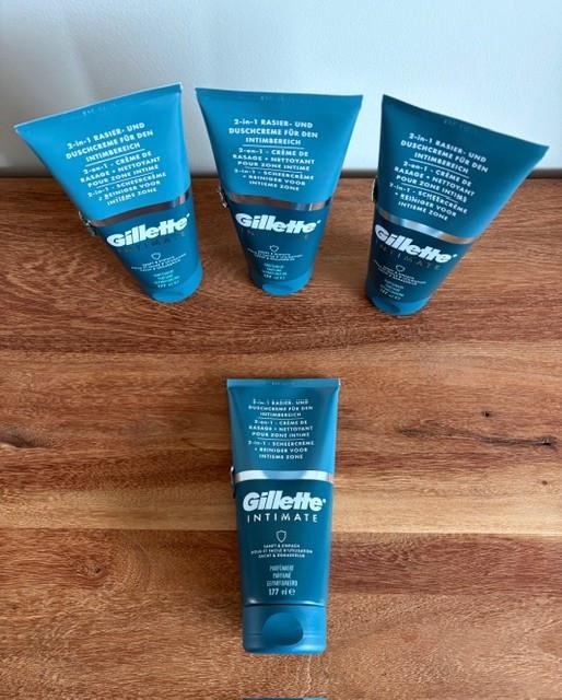 Gillette Intimate |2-in-1 - scheercreme + reiniger | 4 stuks