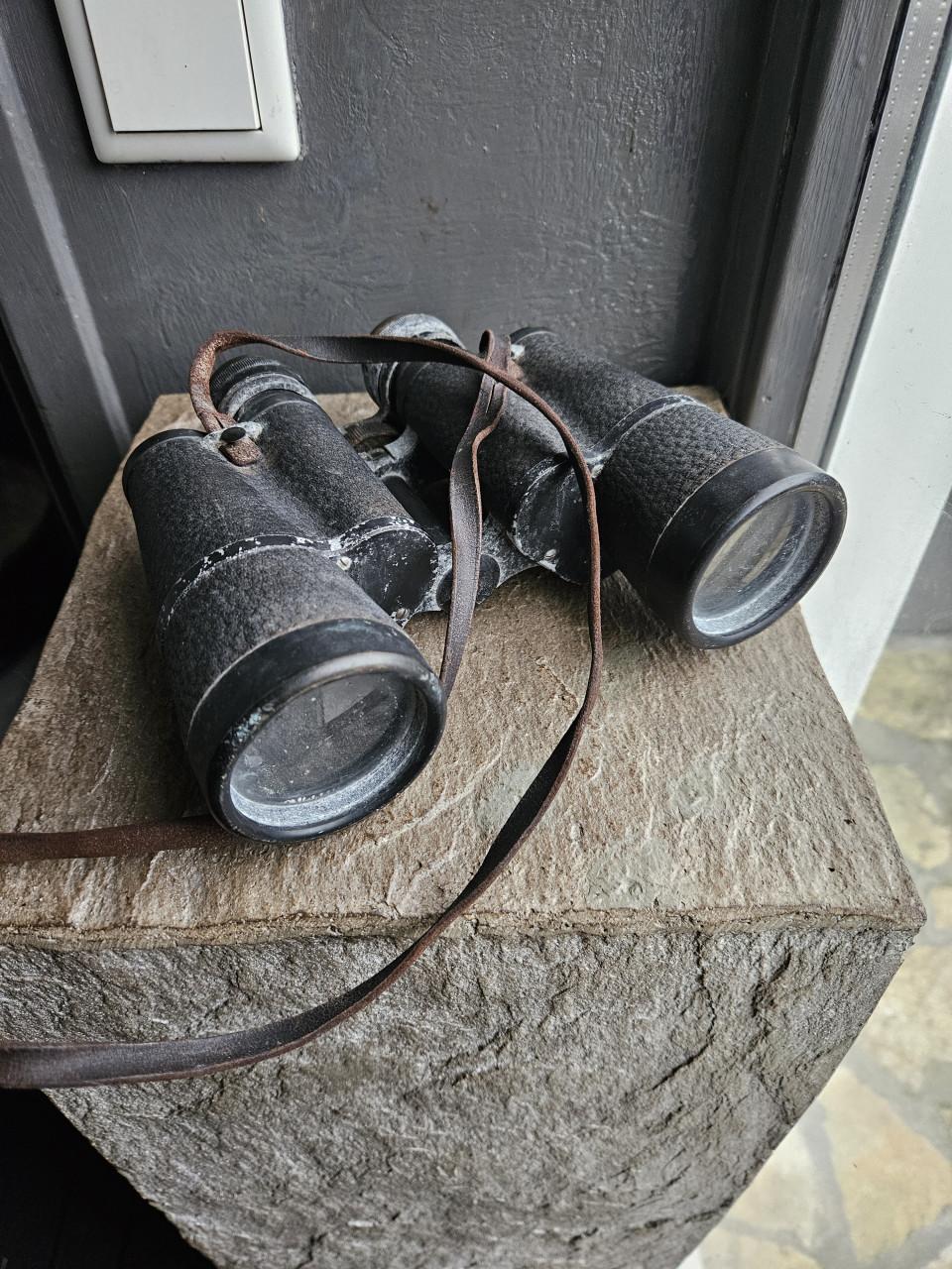 Antieke Carl Zeiss Jena 10x 50 Dekarem verrekijker DDR