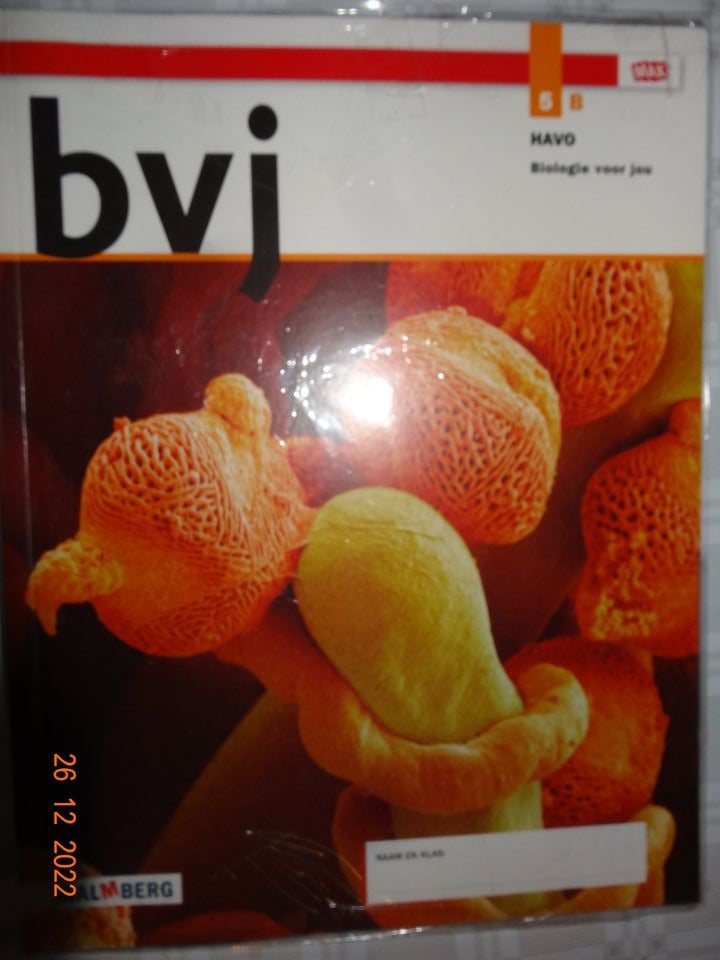 ZGAN HAVO/VWO school boeken, biologie voor jou BVJ