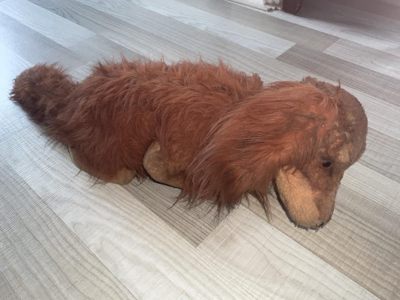 Vintage Steiff Teckel Dackel Langharig Knuffel Hond