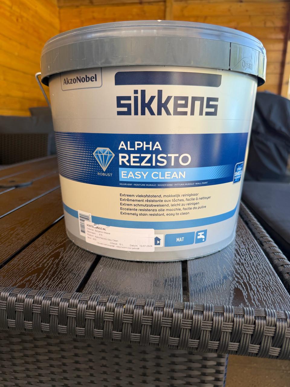 Sikkens Alpha Rezisto Easy Clean latex 10L