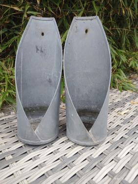 Zinken kaarsenhouder