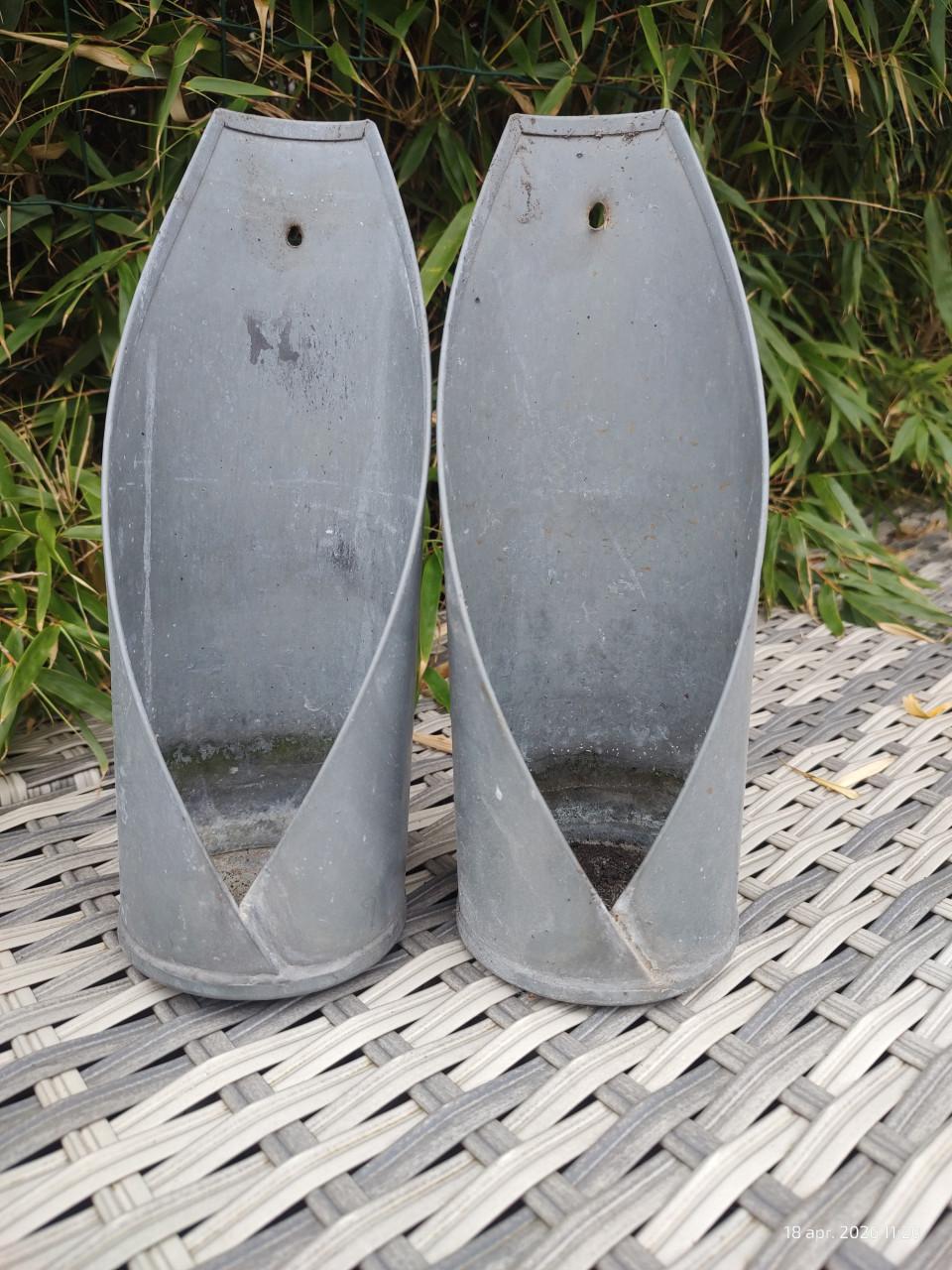 Zinken kaarsenhouder