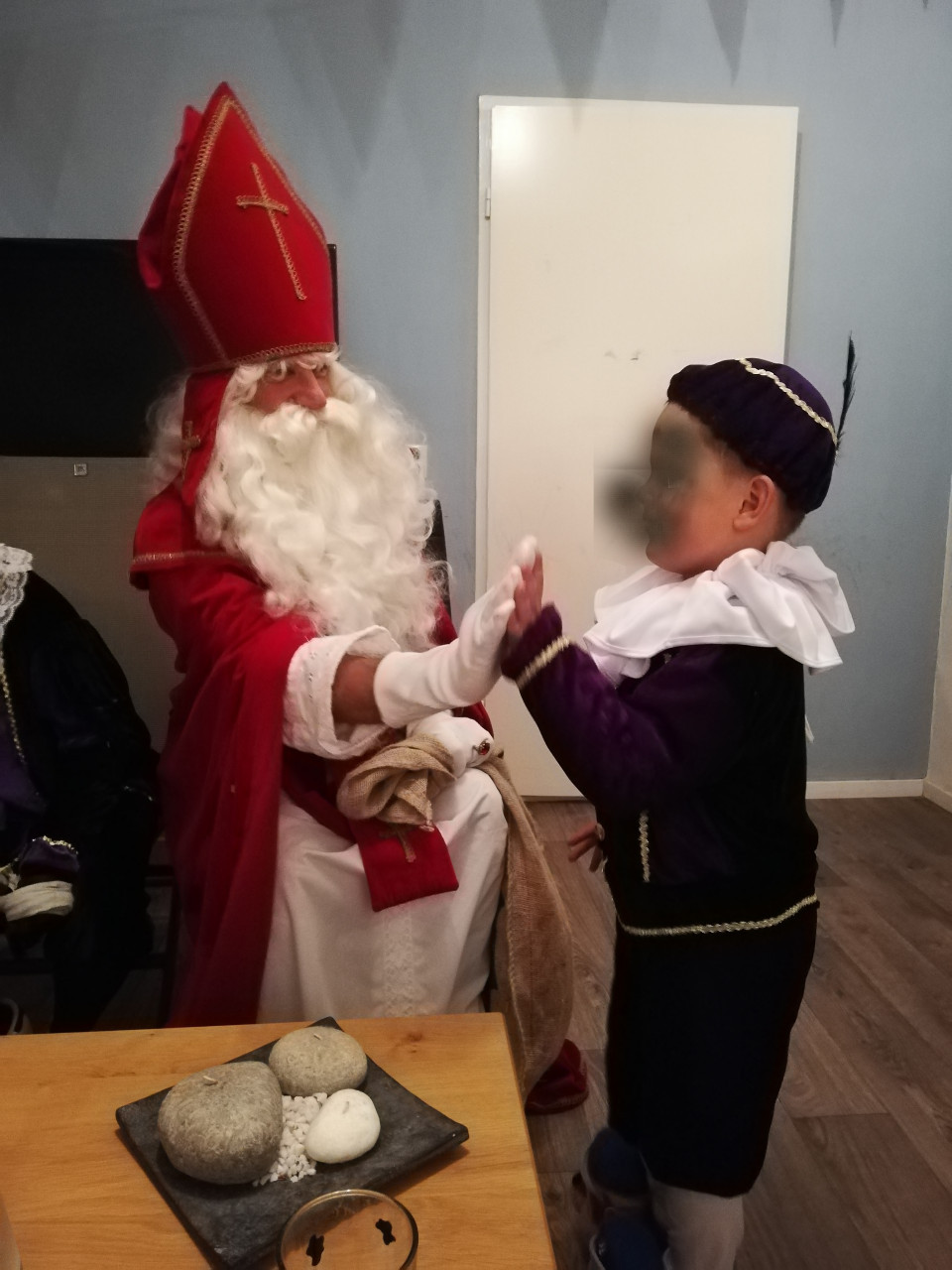 Sint en Piet bij u thuis op bezoek