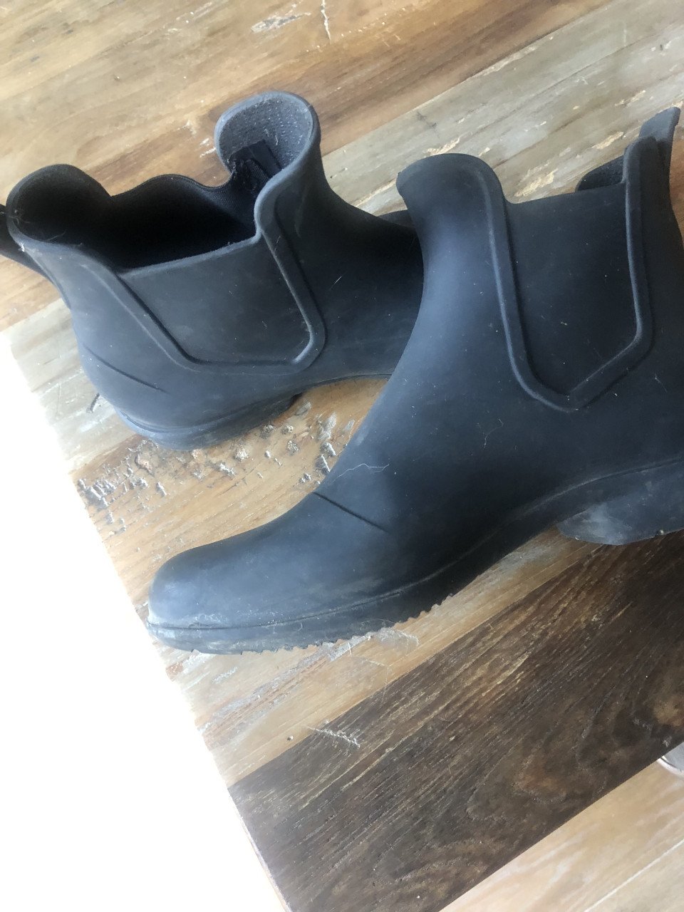 Korte rubber laarsjes