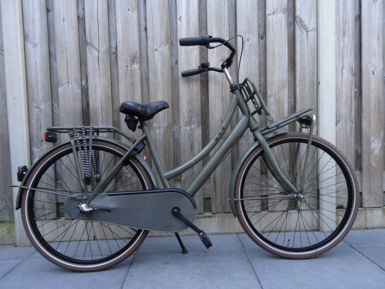 🚲 Cortina U4 Transport Meisjesfiets – 26 inch – Stone Bridge Matt