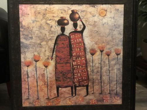 2 grote schilderijen