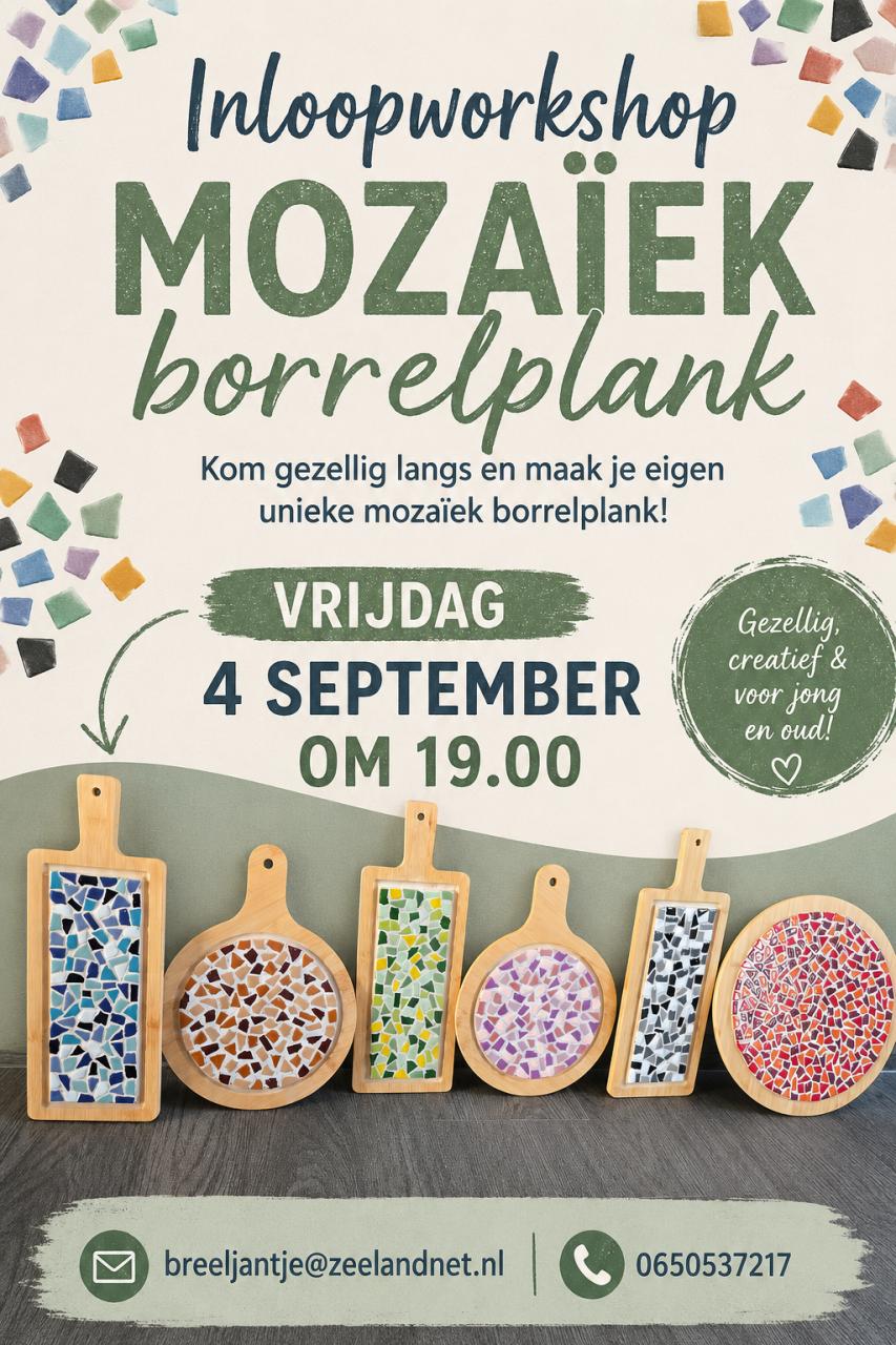 Inloop workshop mozaïek 04-09-2026