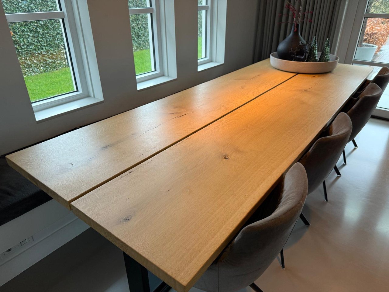 Eikenhouten eettafel