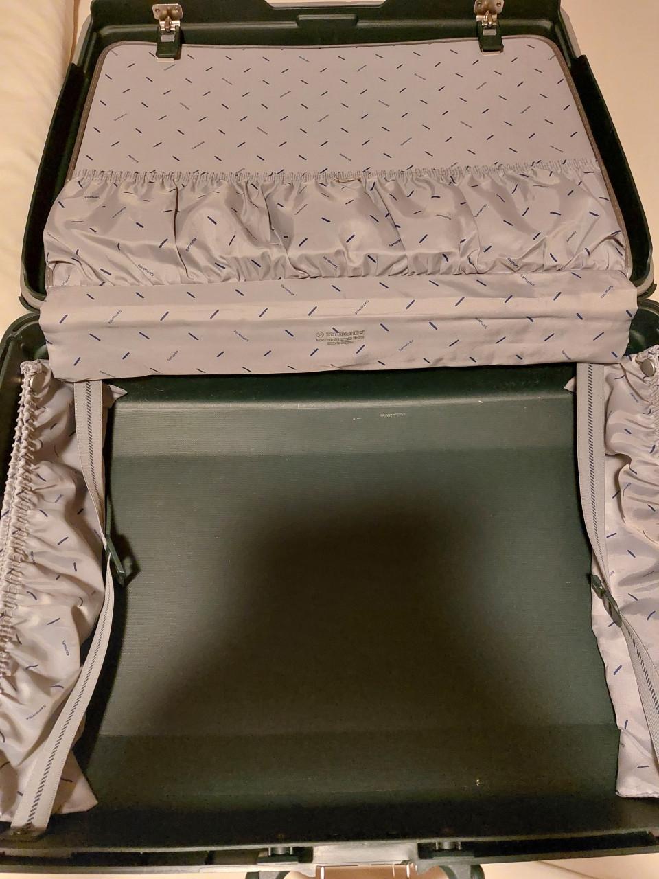 Vintage Samsonite Koffer – Donkergroen – Met Werkend Cijferslot