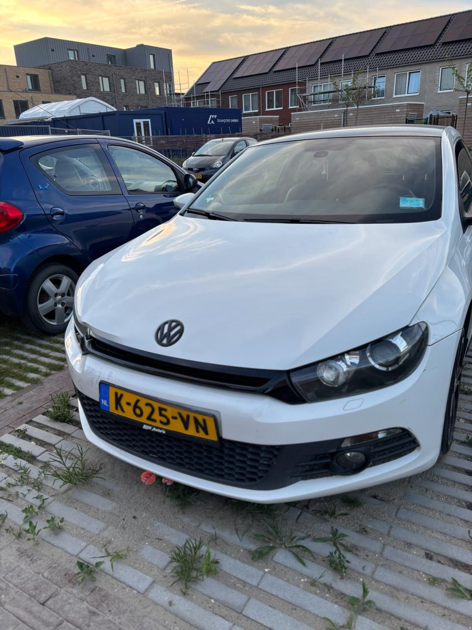 Volkswagen-Scirocco uit 2009 (Schade autol
