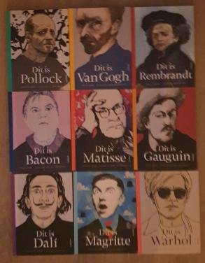 Reeks van 9 boeken "Dit is" verschillende kunstenaars