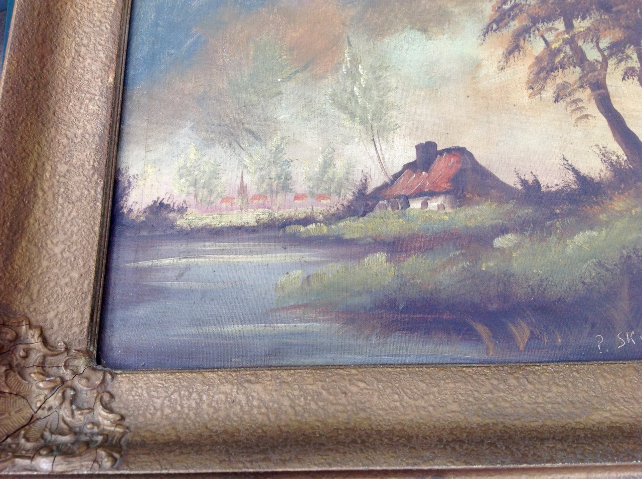 Schilderij op doek van landschap