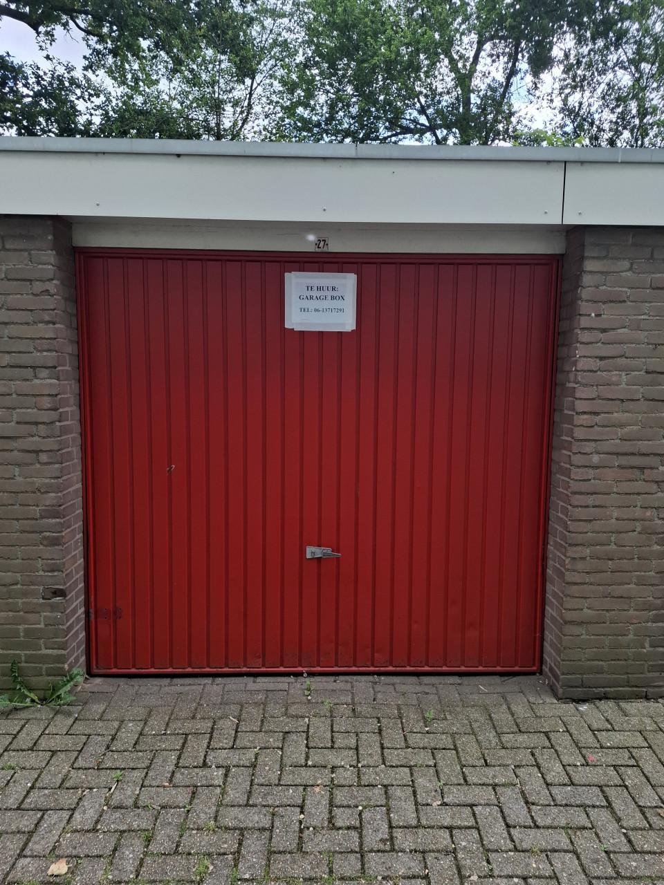 TE HUUR GARAGEBOX IN BERGEN OP ZOOM