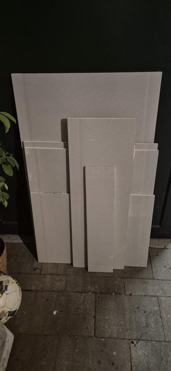 GRATIS restpartij gipsplaat