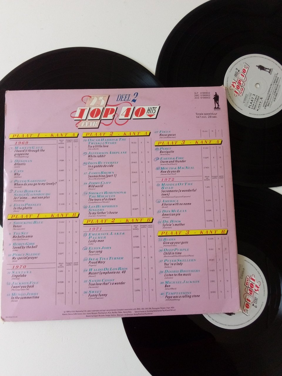 Set van 5 LP's