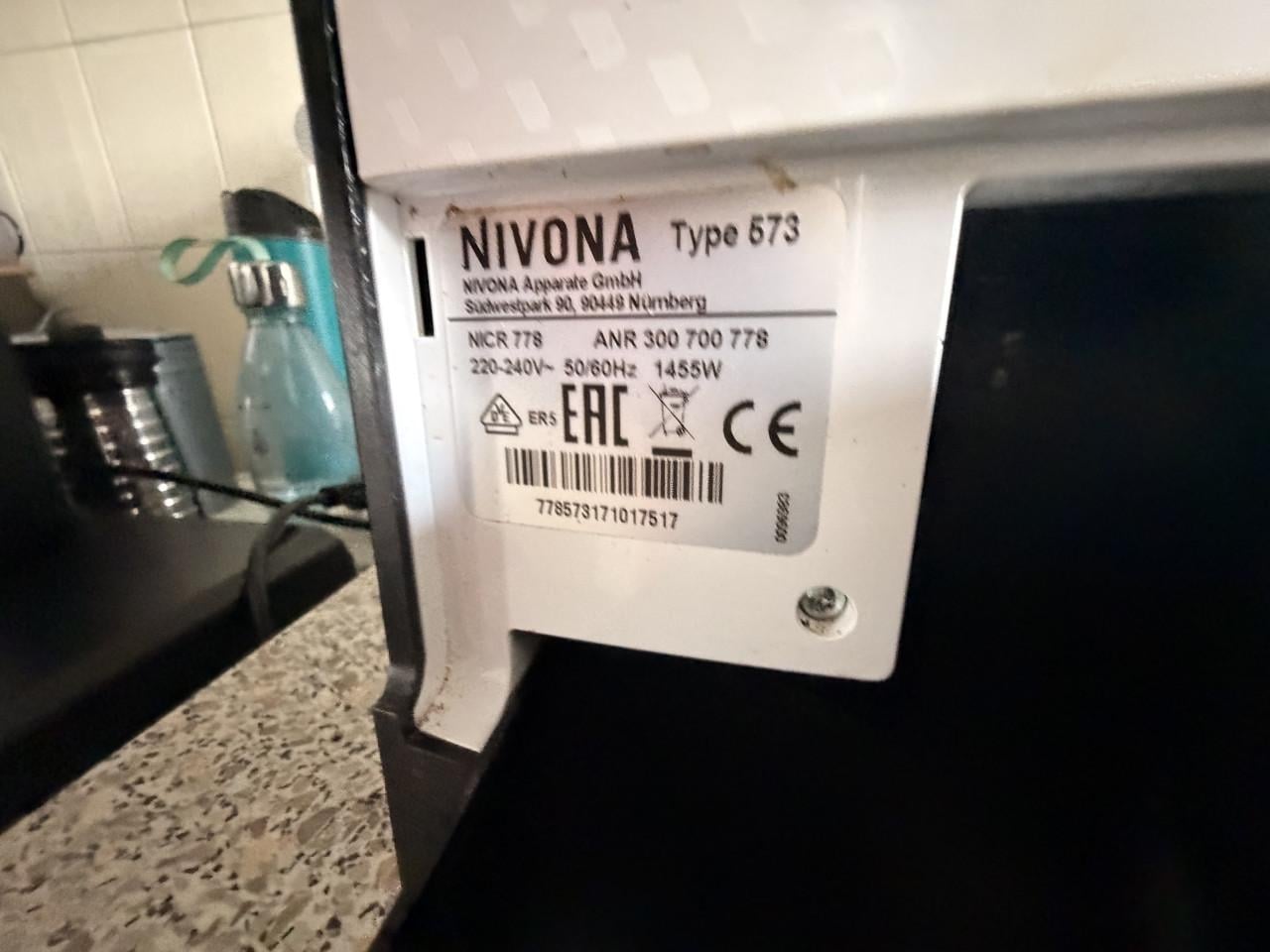Nivona caferomatica 573 met melkreservoir