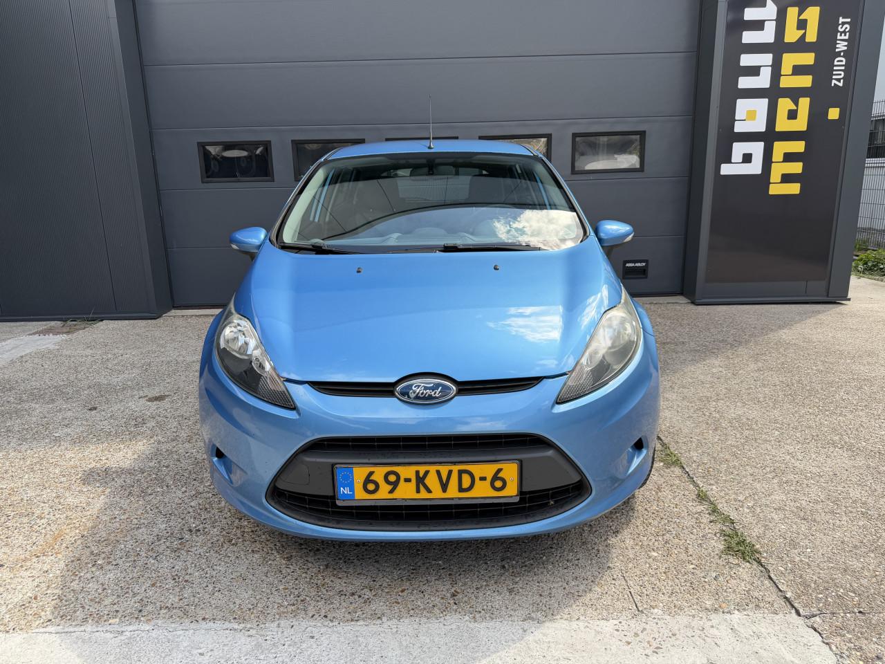 Ford Fiesta 1.25 52KW Limited 5DRS 2010 Blauw Airco Apk Nap