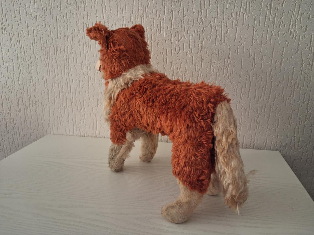 Vintage rubberface Originele Lassie knuffel