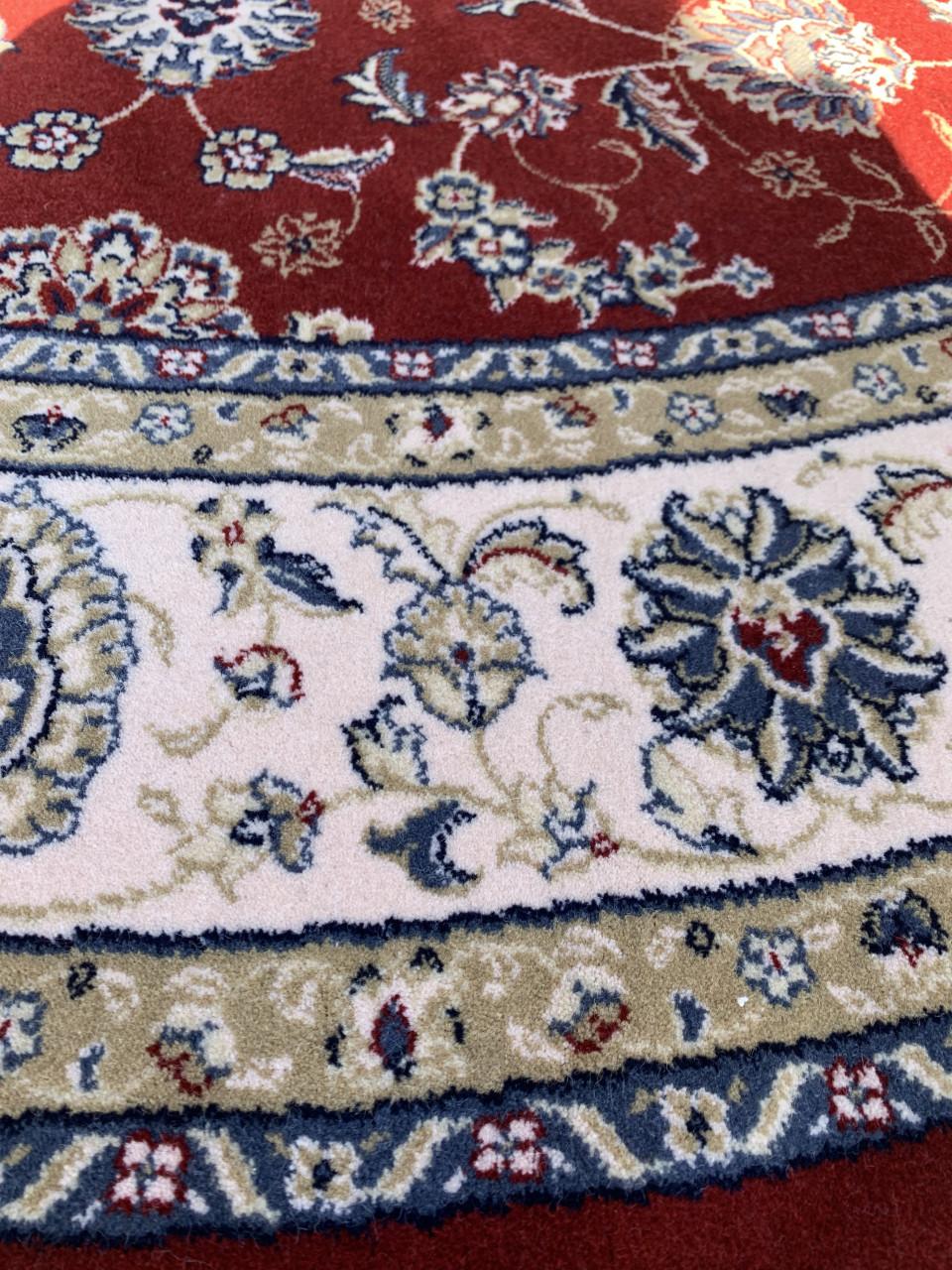 ❣️Schitterend Sfeervol Rond Vintage Vloerkleed in Nieuwstaat❣️