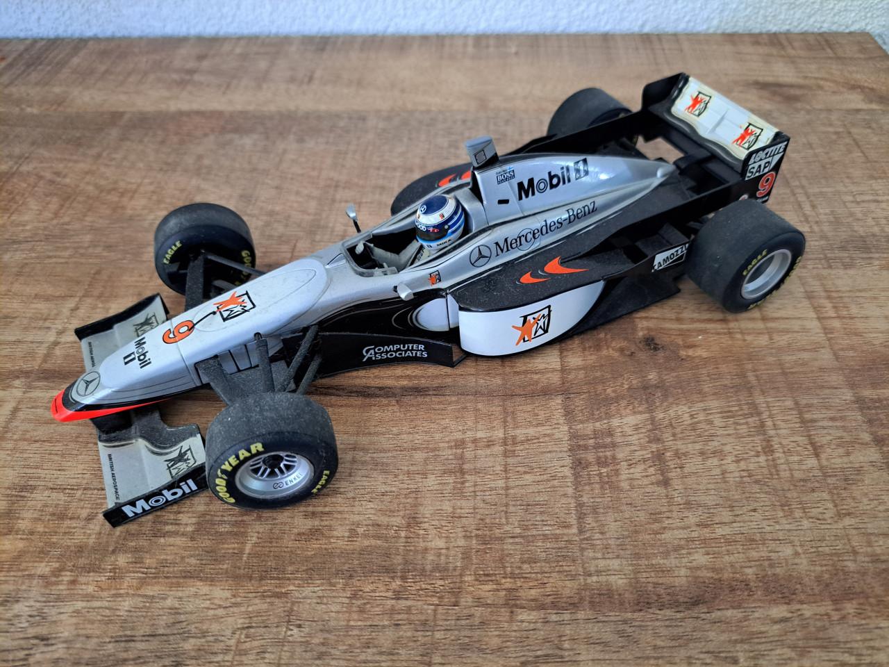 McLaren MP4/12 van coureur Mika Häkkinen uit het seizoen 1997