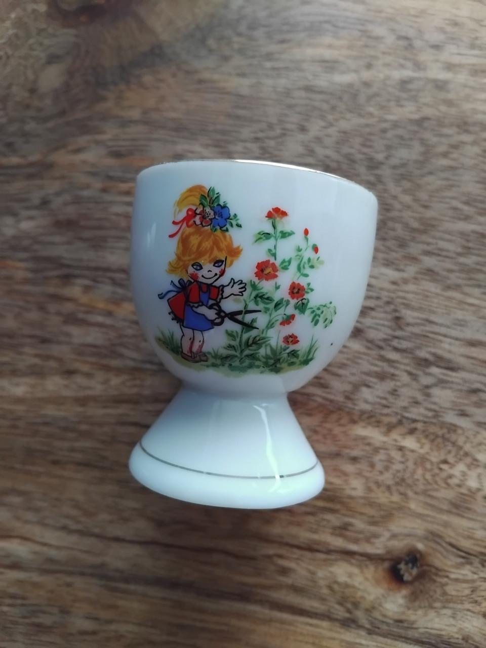 Vintage 60's Eierdopjes Porselein