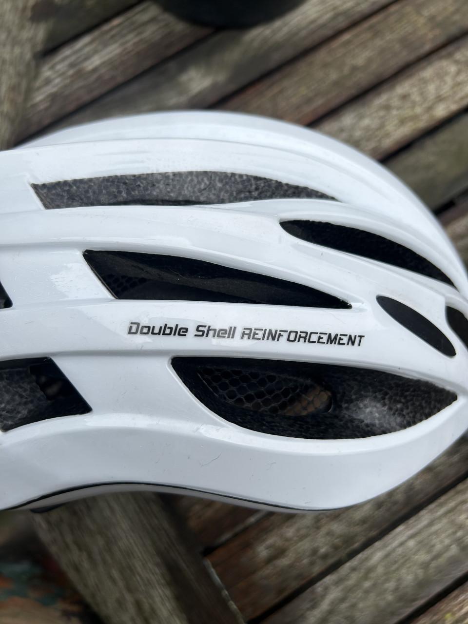 Agu Tesero, witte fietshelm, maat s/m (54-58cm) nieuw