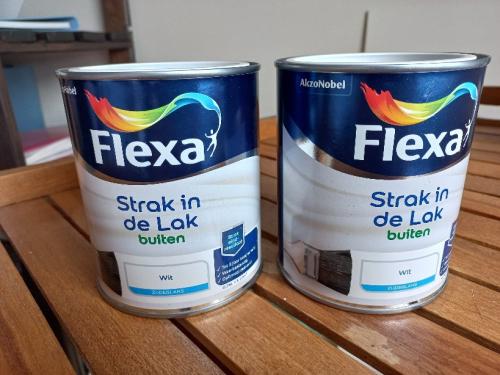Flexa buitenverf wit, zijdeglans
