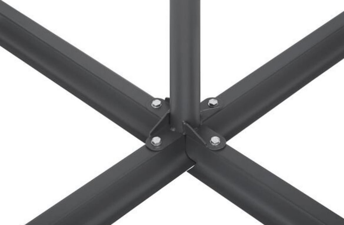 Nieuwe zweefparasol / Rond diameter 3 meter / Zeer fraai systeem !!