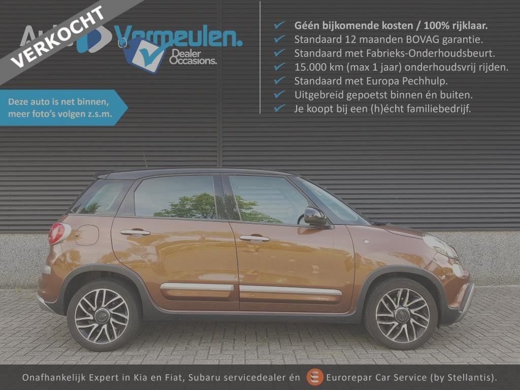 Fiat 500 L cross twinair 105 pk verkocht