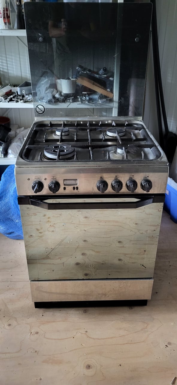 Gasfornuis met electrische oven