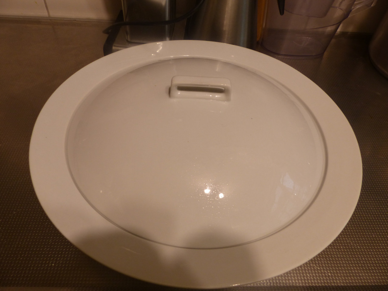 Witte schaal Danish Design Swan of Denmark nieuw ZEER GROOT