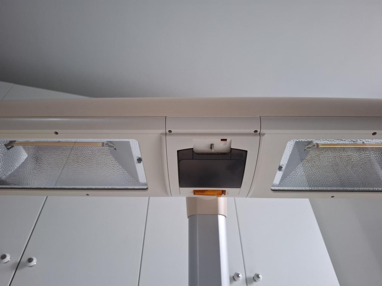 Inklapbare zonnehemel met infrarood. Philips Innergize.