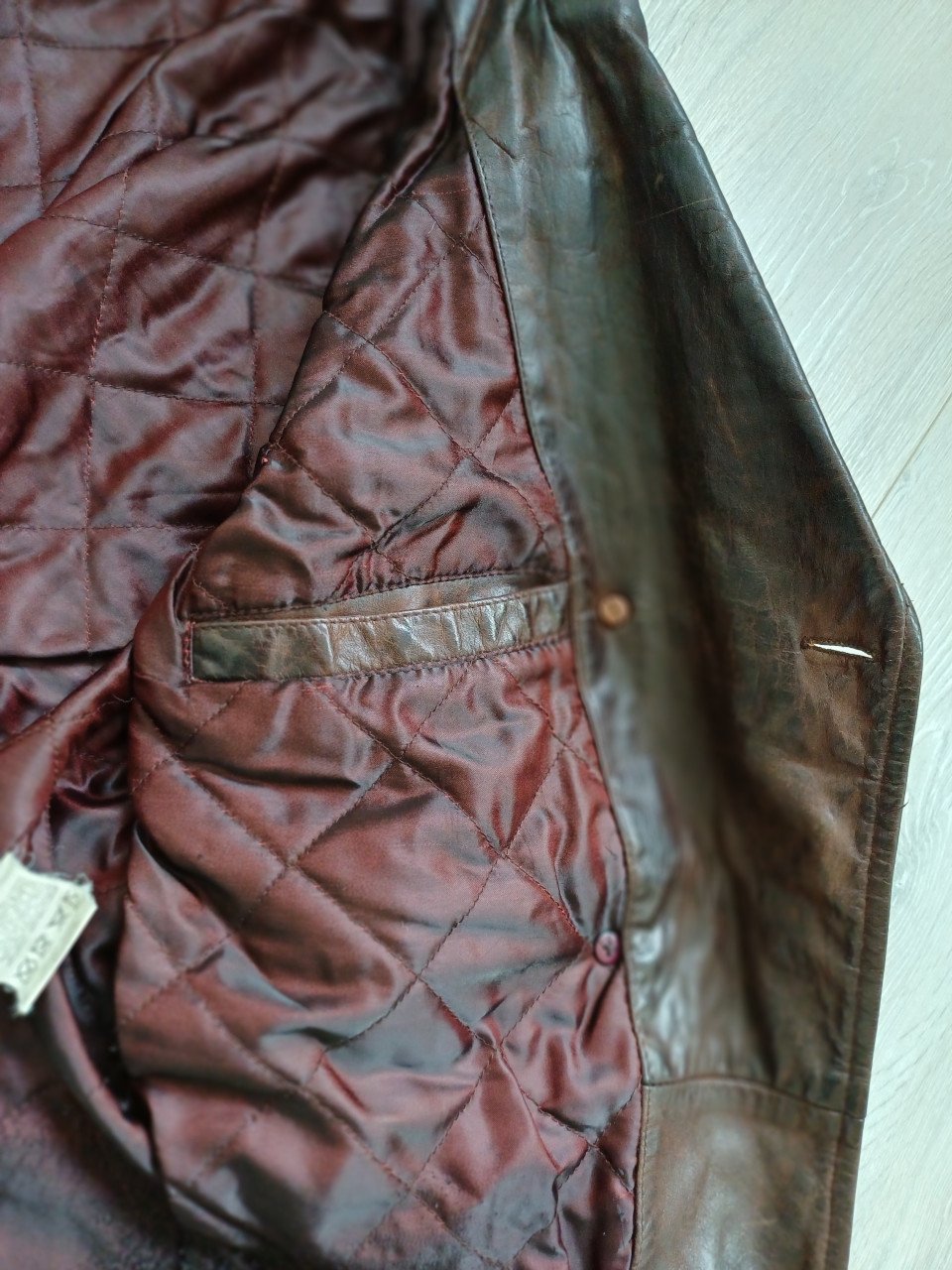 Leren Unicorn vintage dames jacket