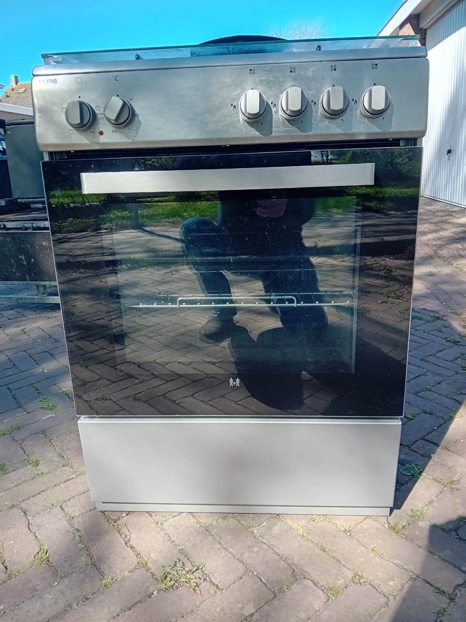 Gasfornuis met elektrische oven