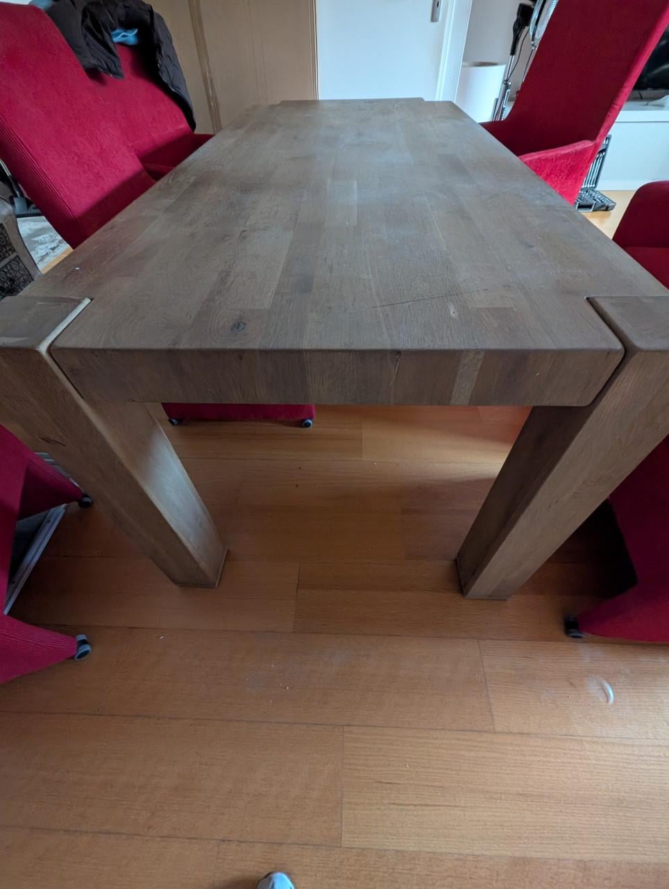 Eiken eettafel