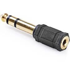 Krulverlengsnoer voor koptelefoon met verloop om zowel 6,5 mm als 2,5 mm