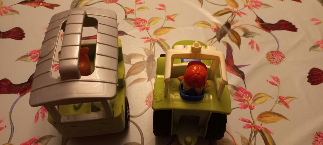 Fisher price trekker met kar