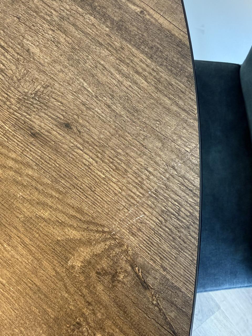 Eettafel mangohout + 4 stoelen