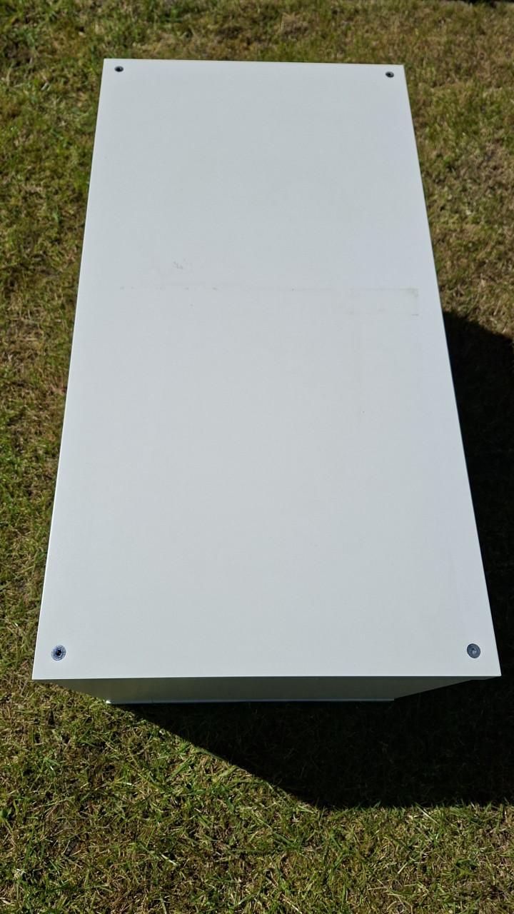 Ikea Kallax open kastje met lades en kastdeurtje