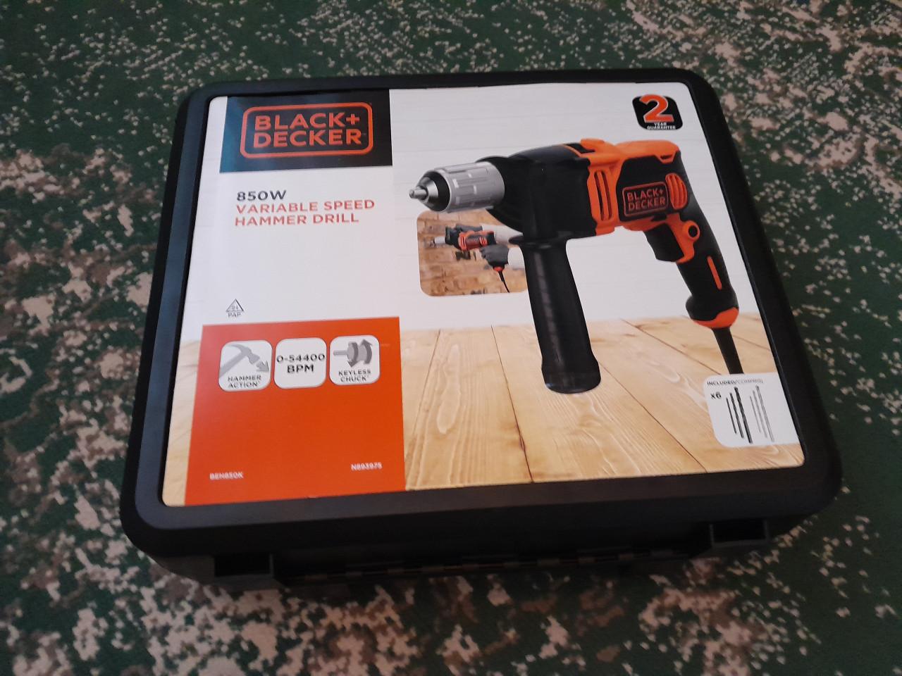 B+D 850W klopboormachine