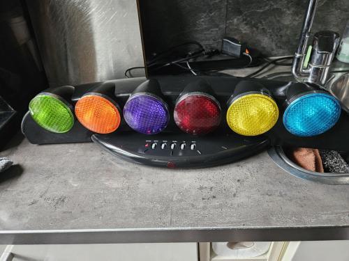 Mooi werkend JB Systems LED Sixlight discolicht/lichteffect