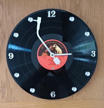 Klokken van een LP gemaakt