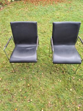 Leren Vintage Eetkamerstoelen