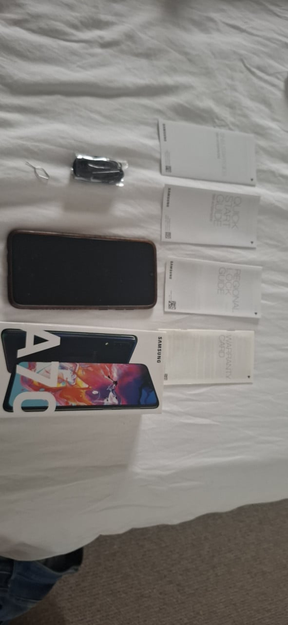 Samsung galaxy A70 zwart