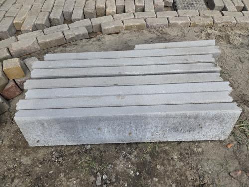 7 opsluitbanden - nieuw - grijs - 6x20x100cm