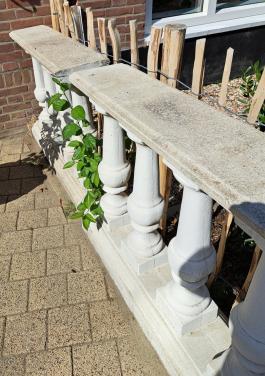 Betonnen balustrade